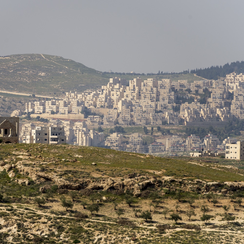 An Israeli settlement in the Palestinian territory.